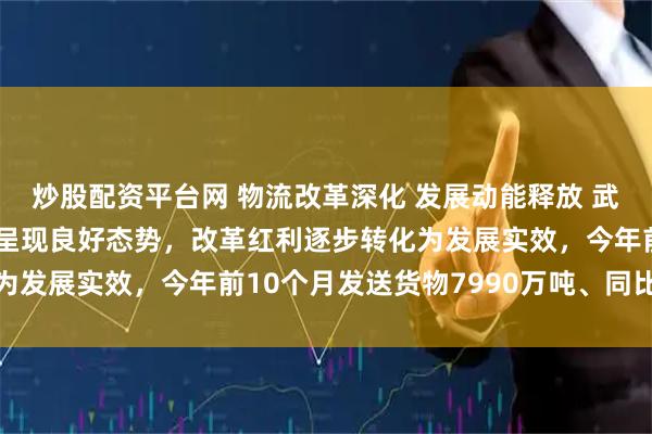 炒股配资平台网 物流改革深化 发展动能释放 武汉局集团公司货运经营呈现良好态势，改革红利逐步转化为发展实效，今年前10个月发送货物7990万吨、同比增长