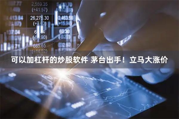 可以加杠杆的炒股软件 茅台出手！立马大涨价